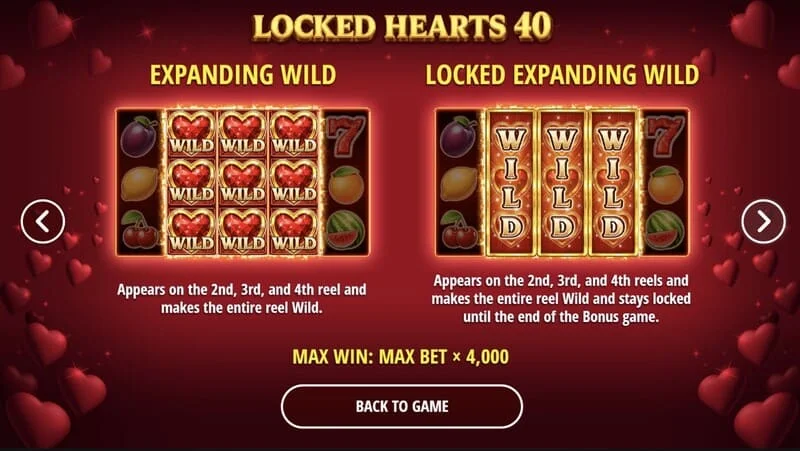 Locked Hearts 40 - proširujući Wild srce